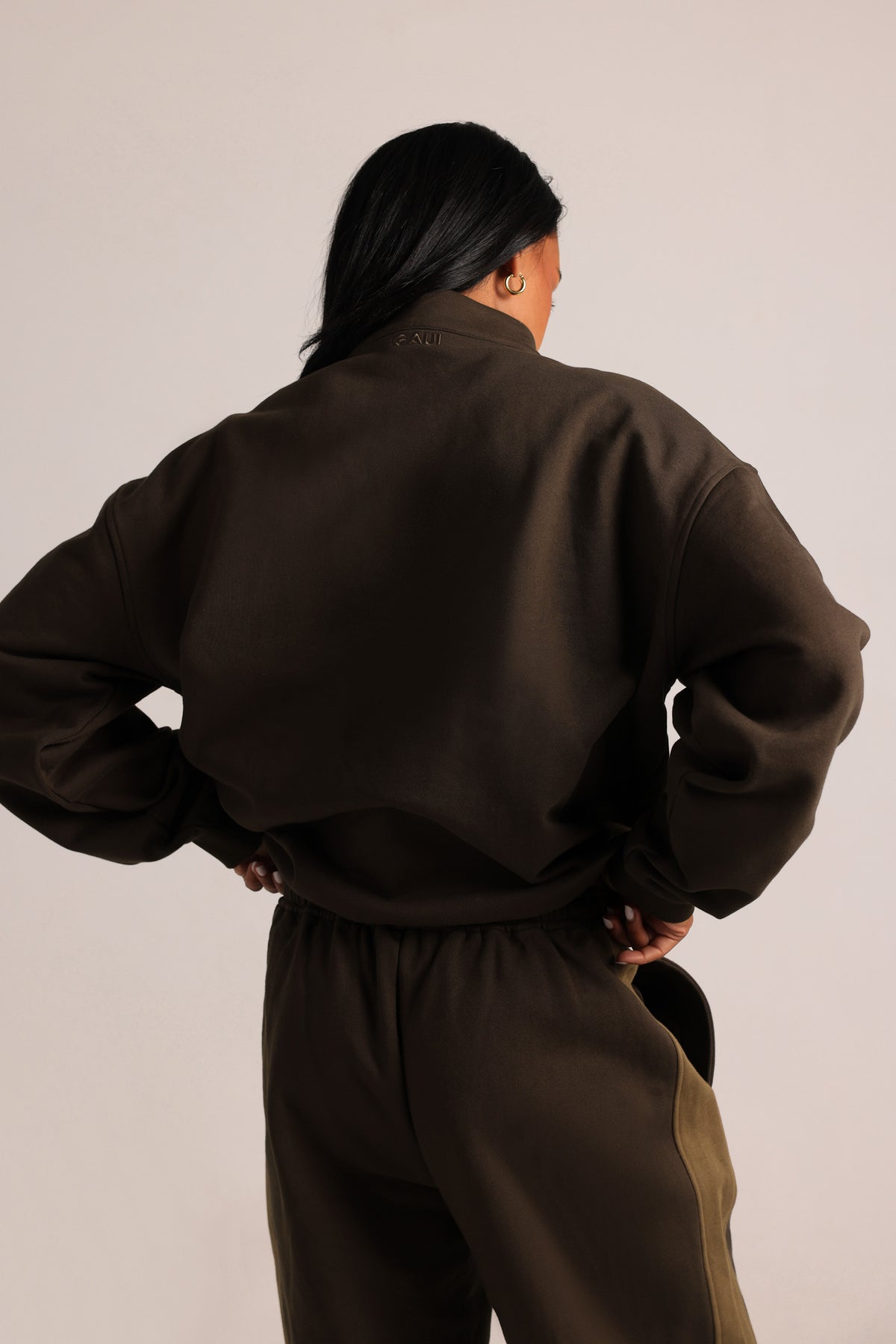 Quarter Zip Pullover - Tobacco