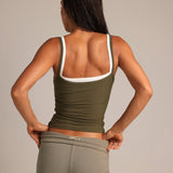 TwoTone Gaui Cami - Palm/White