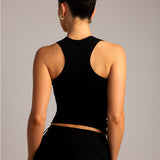 T-Shape Tank Top - Black