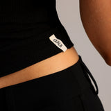 T-Shape Tank Top - Black