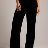 The Modern Straight-Leg Trousers - Black
