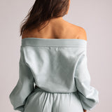 Drop Shoulder Sweatshirt - Icewater