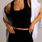 T-Shape Tank Top - Black