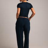The Modern Straight-Leg Trousers - True Navy