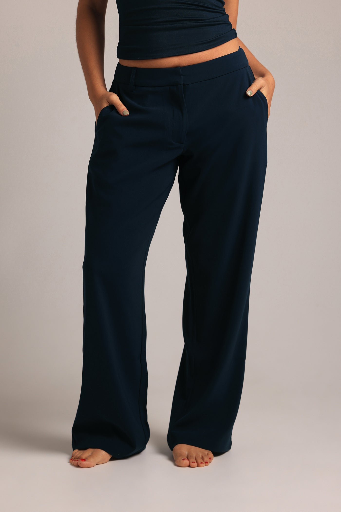 Die moderne Hose mit geradem Bein – True Navy