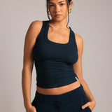 T-Shape Tank Top - True Navy