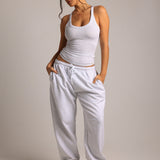 Rounded Plunge Tank - Light Heather Gray