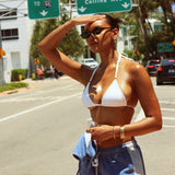 Essential Mini Shorts - 90s Baby Blue/Azul
