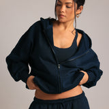 Boyfriend Zip-Up - True Navy