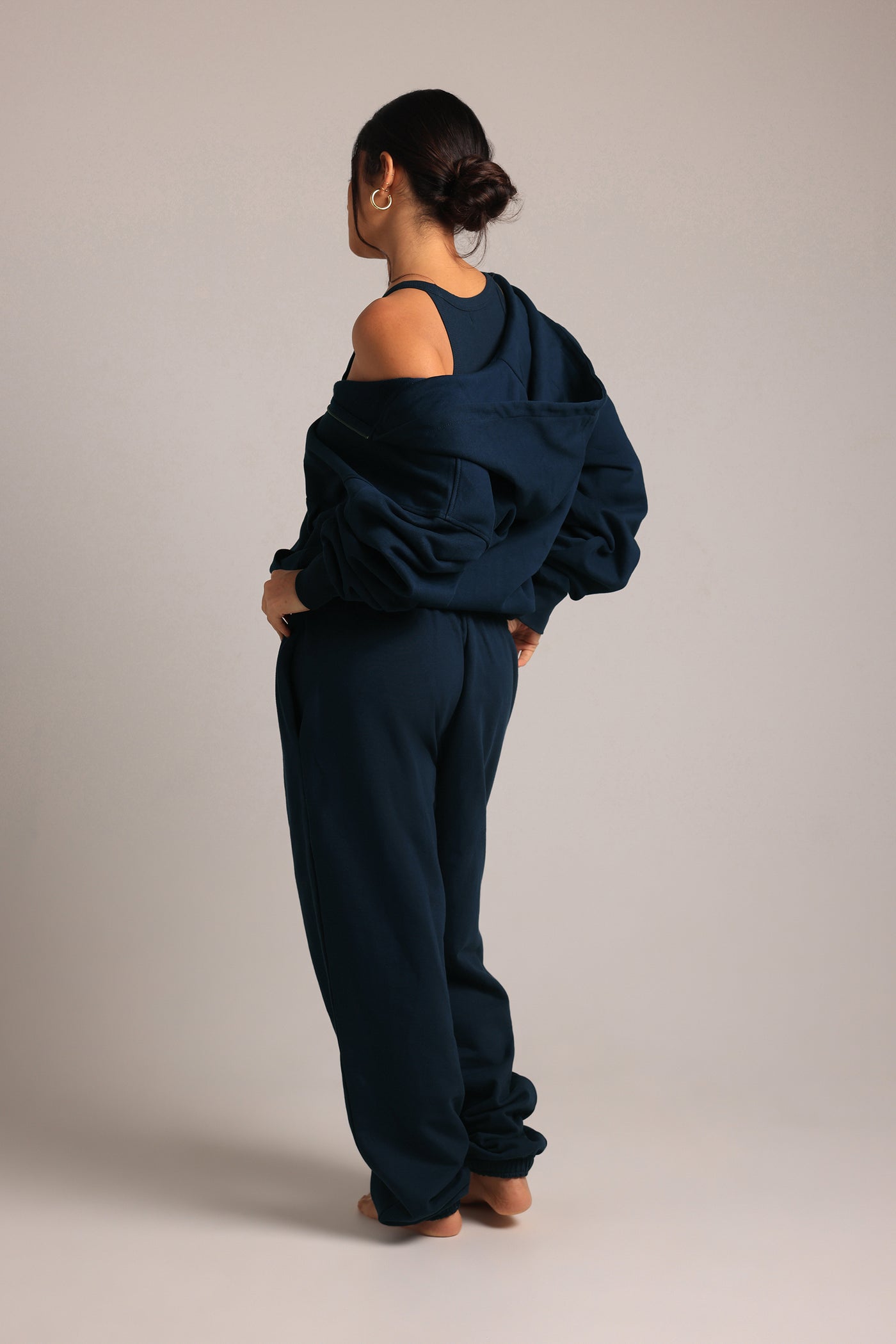 Boyfriend Zip-Up - True Navy