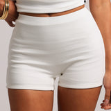 Form High-Rise 3" Shorts - White