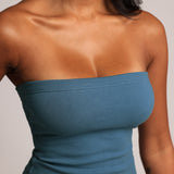 Banded Tube Top - Azul