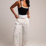 Heritage Linen Pants - White