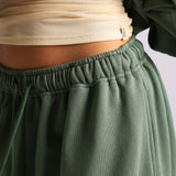 TwoTone Rounded Plunge Tank - Honeybutter/Garden Green