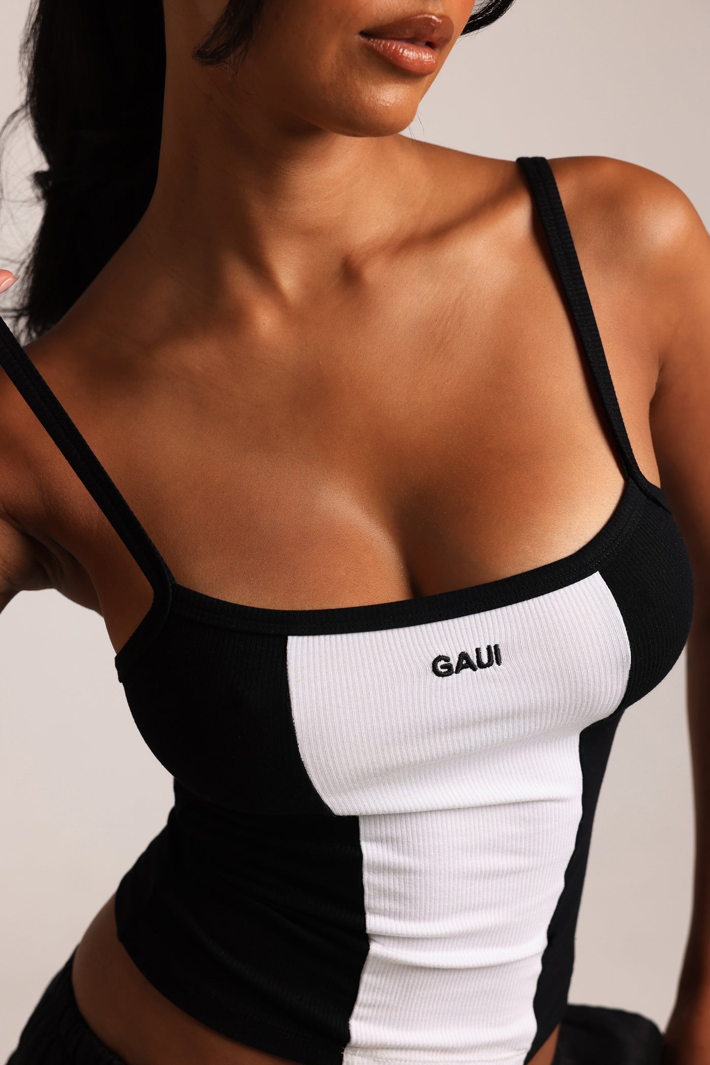 Contrast Cami - Black