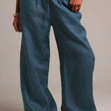Heritage Linen Pants - Azul