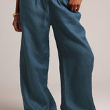 Heritage Linen Pants - Azul