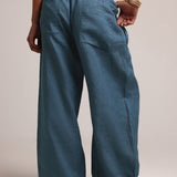 Heritage Linen Pants - Azul