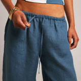 Heritage Linen Pants - Azul