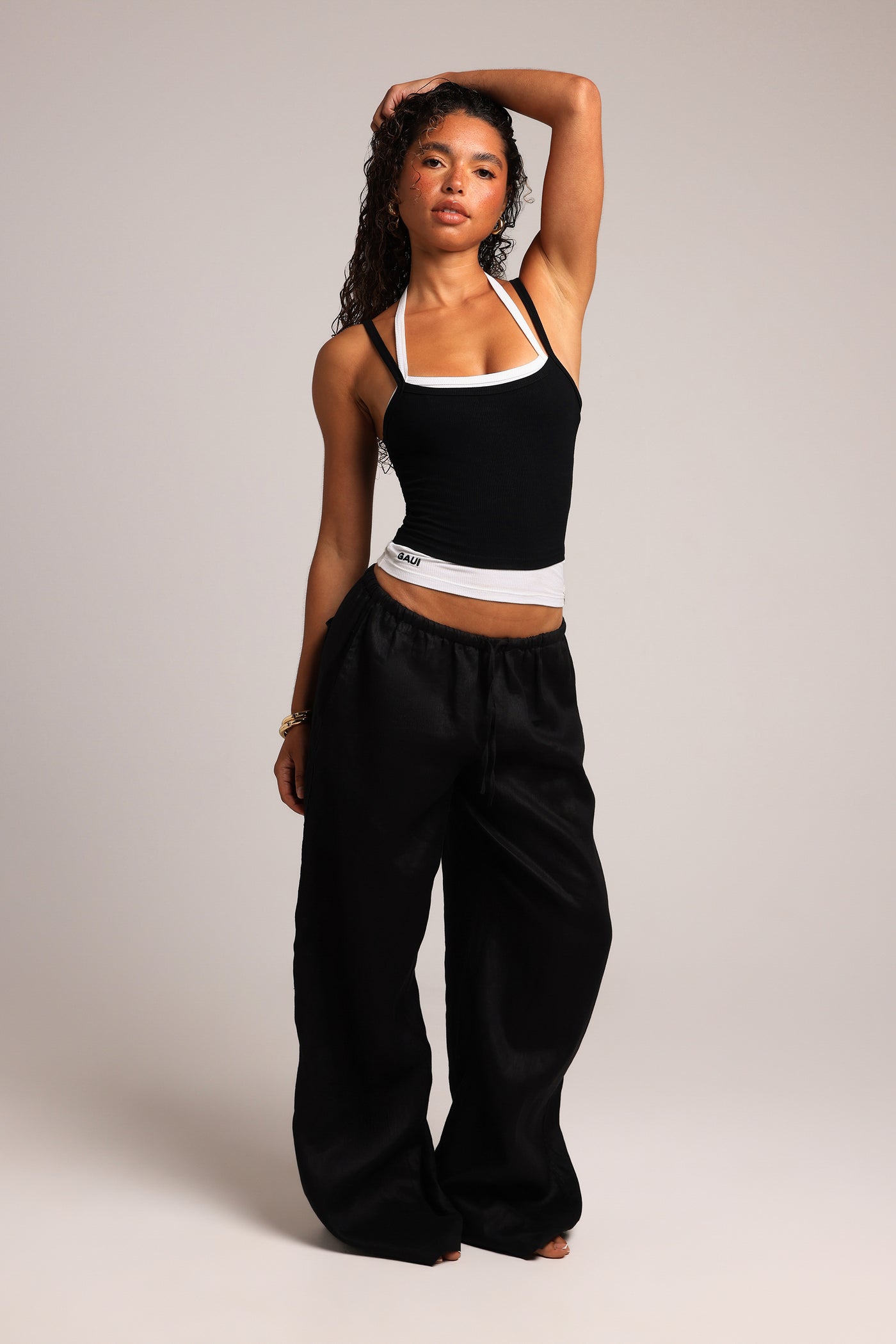 Heritage Linen Pants - Black