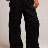 Heritage Linen Pants - Black