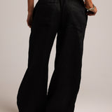 Heritage Linen Pants - Black