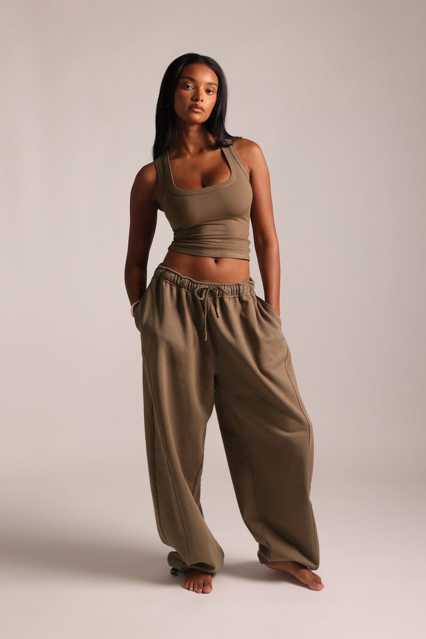 Classic Barrel Sweatpants - Coconut