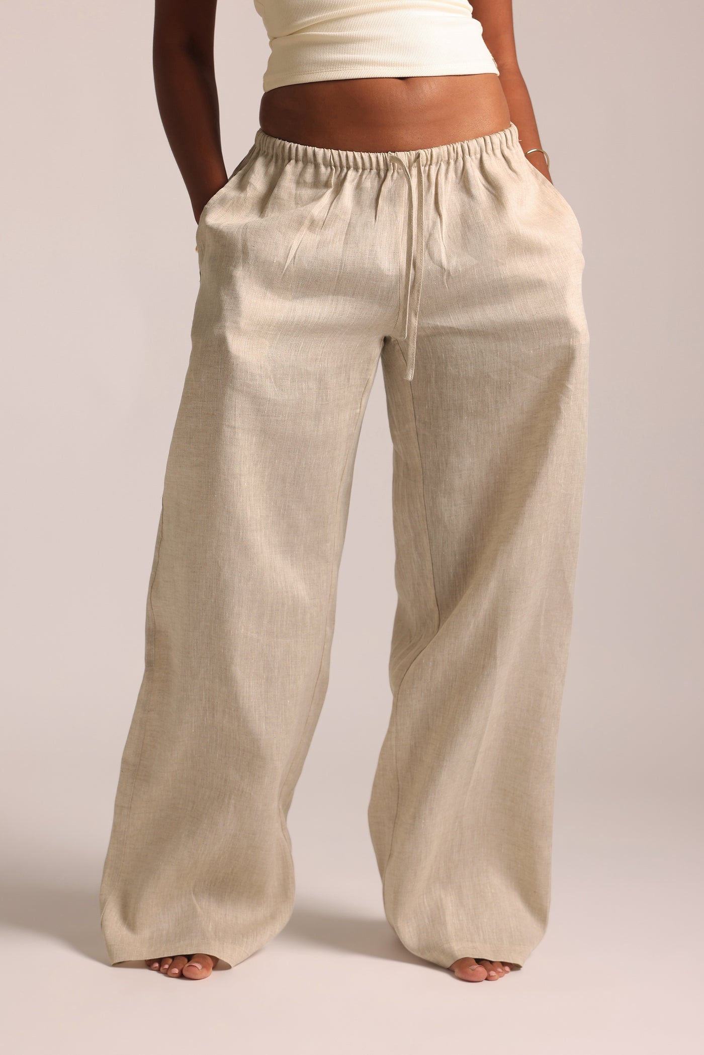 Heritage Linen Pants - Sand