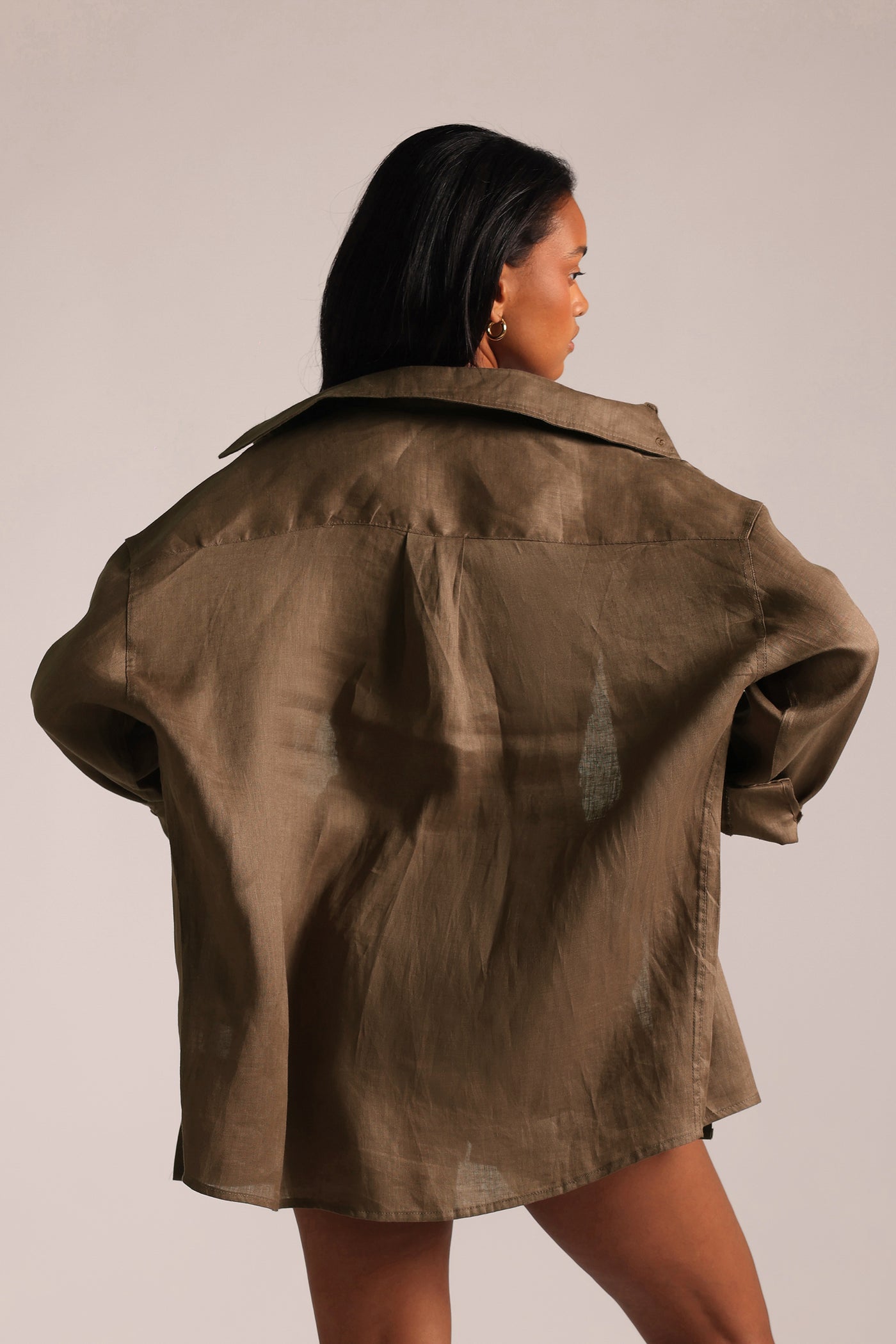 Heritage Linen Button Down - Coconut