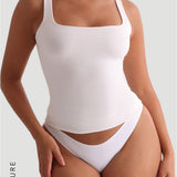 Second Skin Tank Top - White