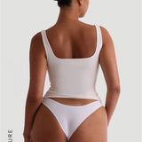 Second Skin Tank Top - White