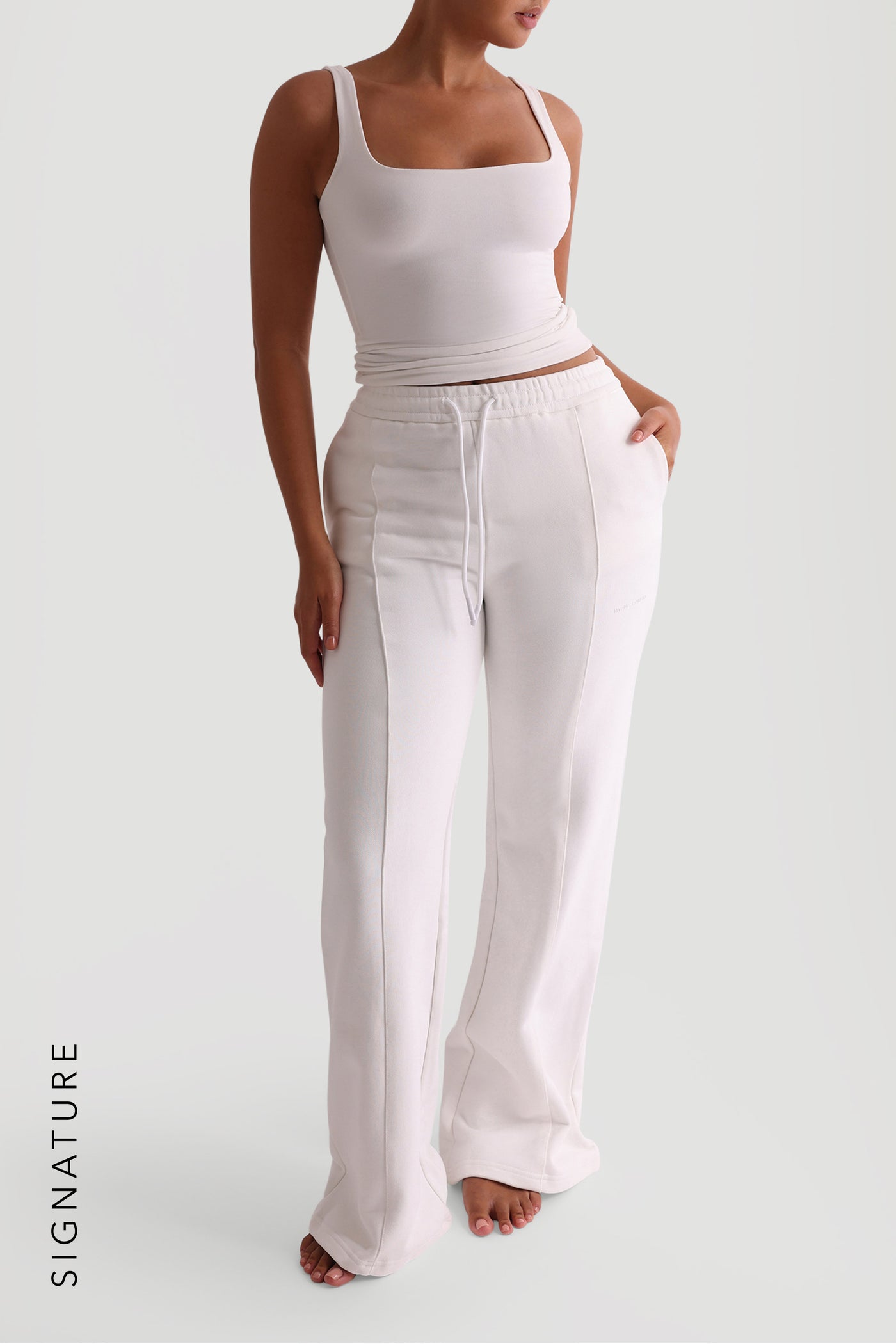 Second Skin Tank Top - White