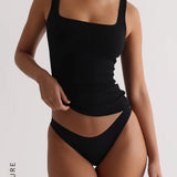 Second Skin Tank Top - Black