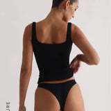 Second Skin Tank Top - Black